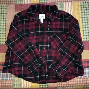 Forever 21 Cropped Flannel